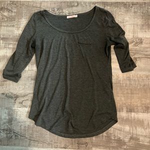 Ardene Grey baseball T
